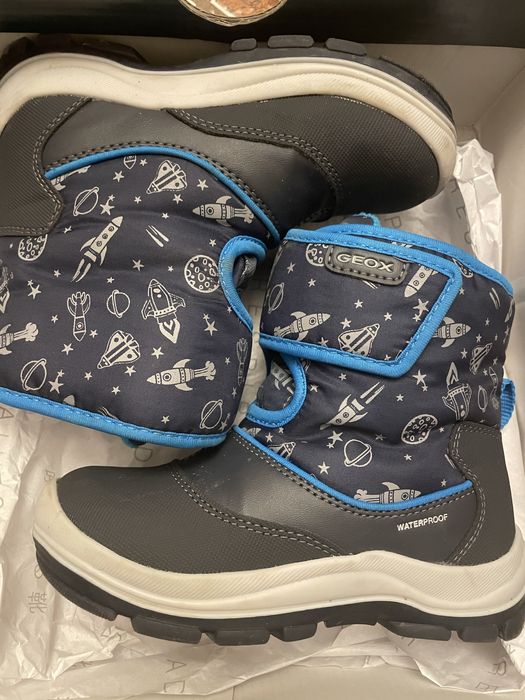 Cizme copii Geox Amphibiox impermeabile/de zapada 27 baieti