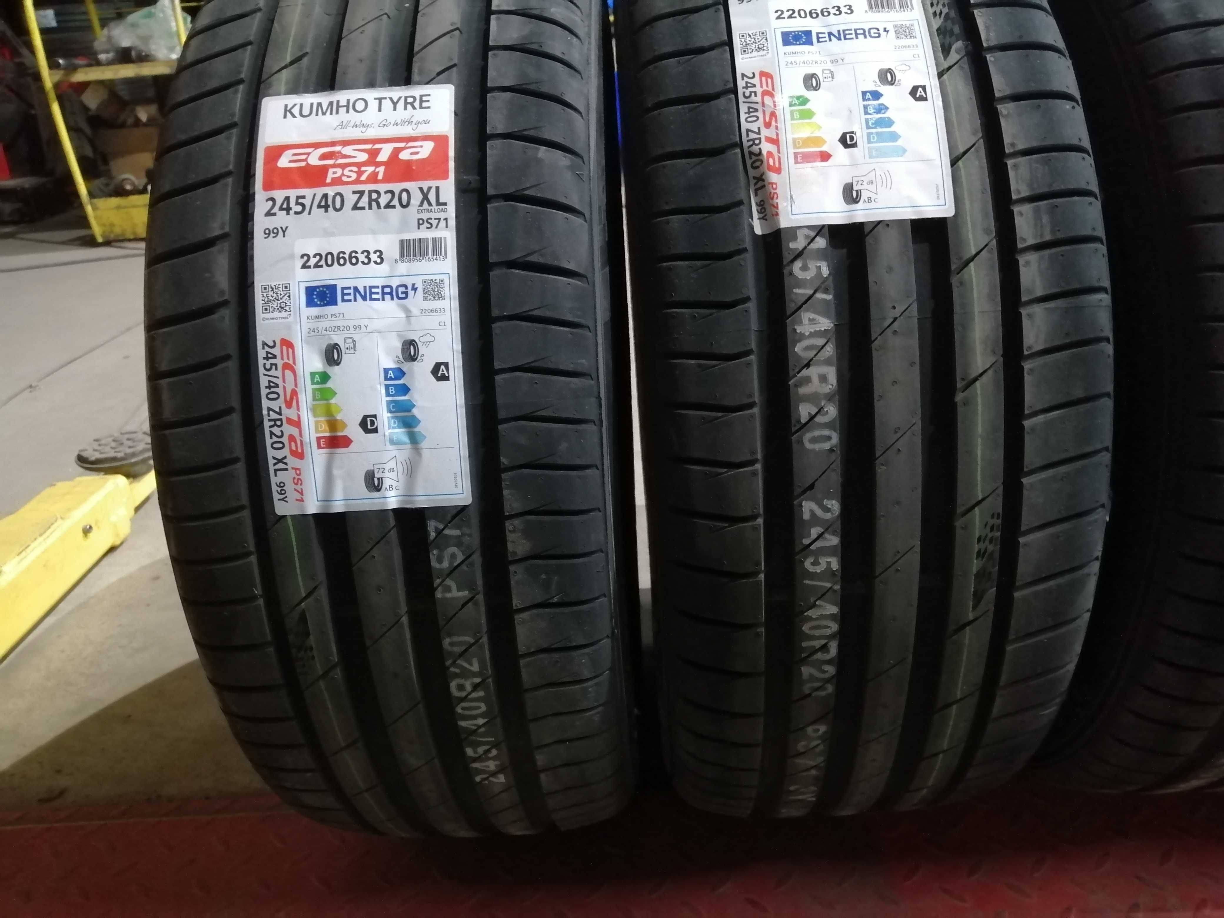 Set Anvelope Kumho (BMW) 275/35/20 Cu 245/40/20 Noi DE Vara