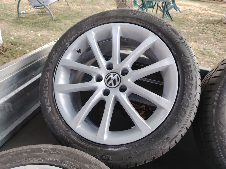Vand jante AL/17  VW, cu anvelope vara, Hankook 235/45/17