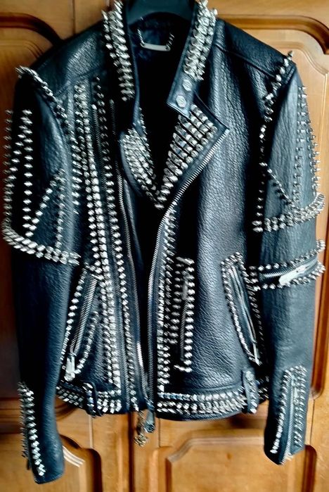 Geacă piele Philipp Plein
