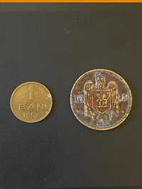 Moneda 1 Ban 1952 si 10 Lei 1930