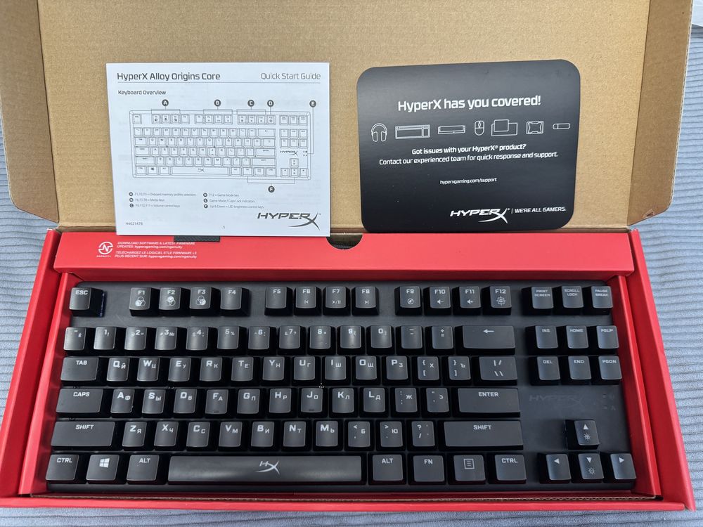 Игровая клавиатура HyperX Alloy Origins Core - Blue Switch