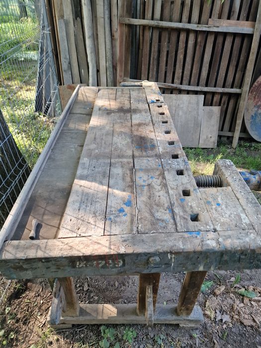 Banc lucru/tejghea tamplarie , lemn masiv, !!!