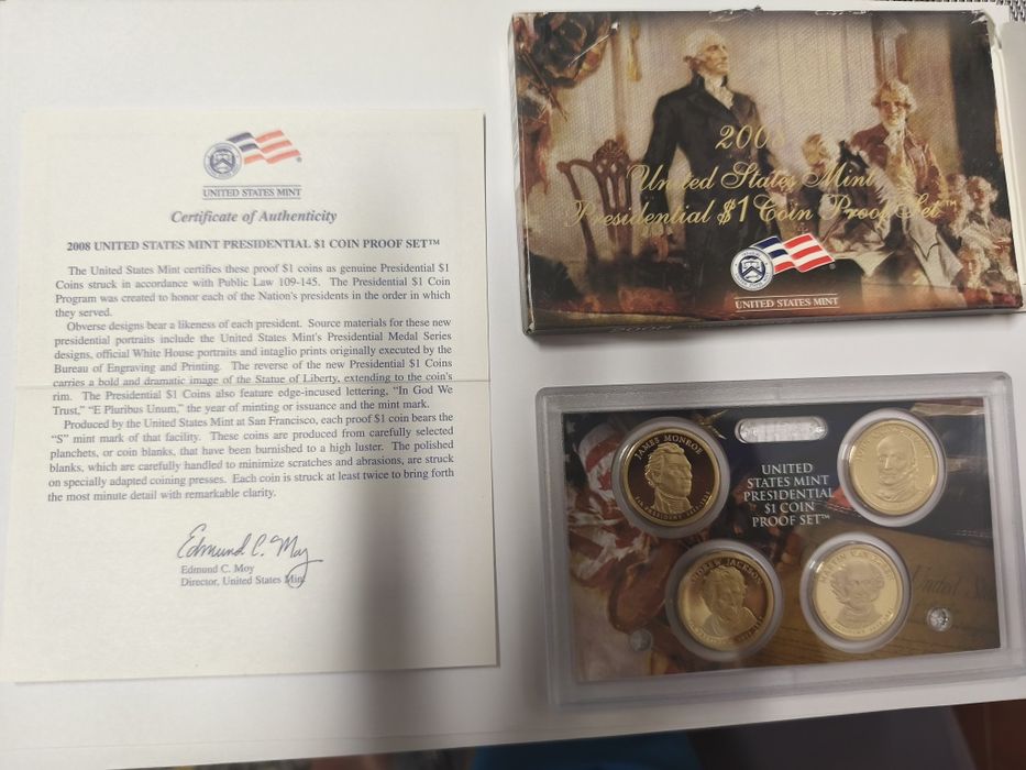 Van set de dolari prezidențiali SUA 2008 proof