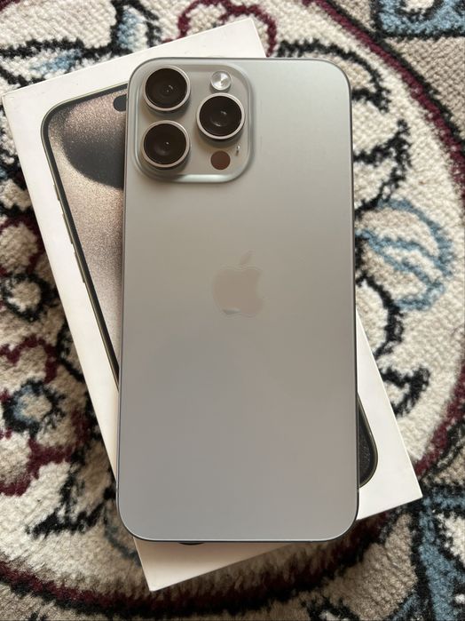 iPhone 15 Pro Max 256GB Natural Titanium Sim Karta 850$