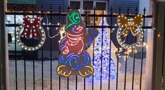 Новогодние оформления гирлянды  украшения