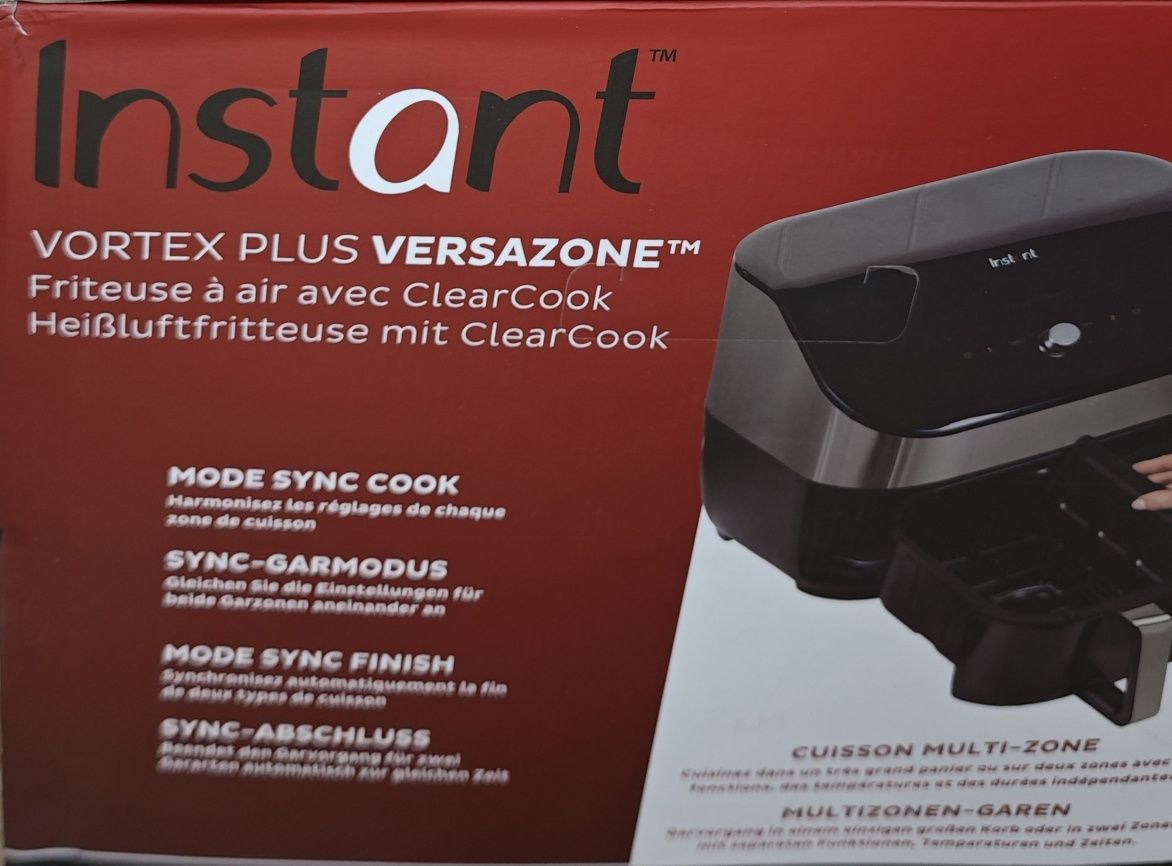 Air Fryer Instant Vortex Plus VersaZone ClearCook 8.5L