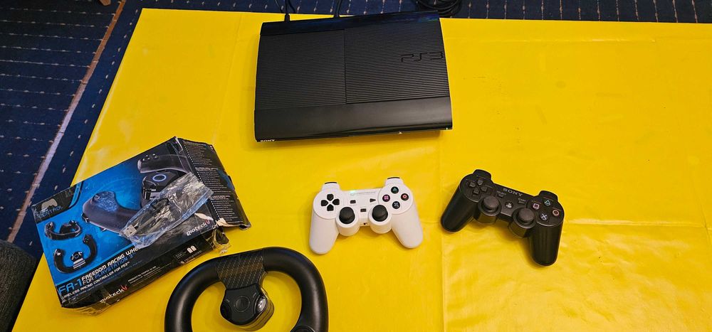 ps 3 playstation 3 slim black sony