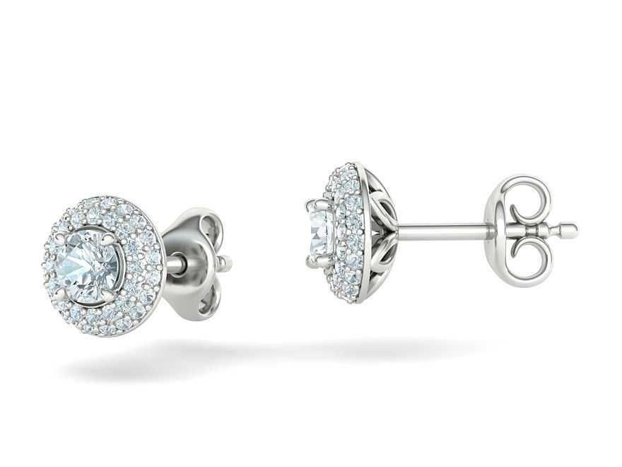 Oбеци з 14к с 0.96ct Диаманти