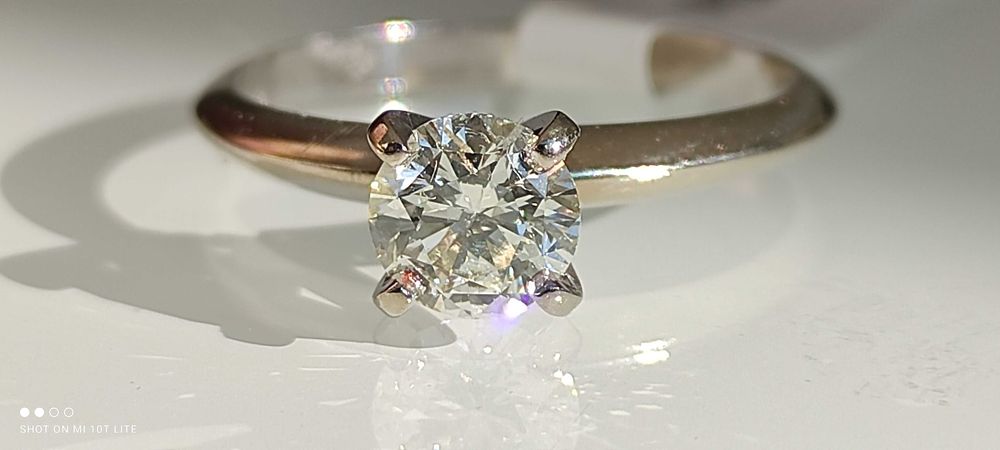 Inel 14k cu diamant 0,75ct