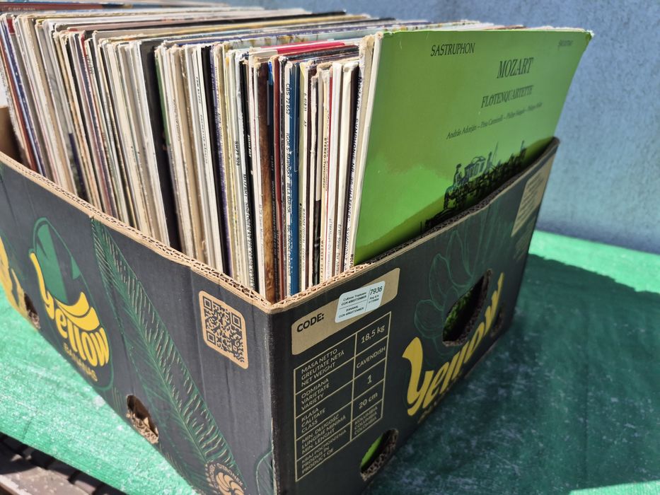 Vând 100lp Discuri Vinil muzică clasică & usoara mixta,Emi,Deutsche