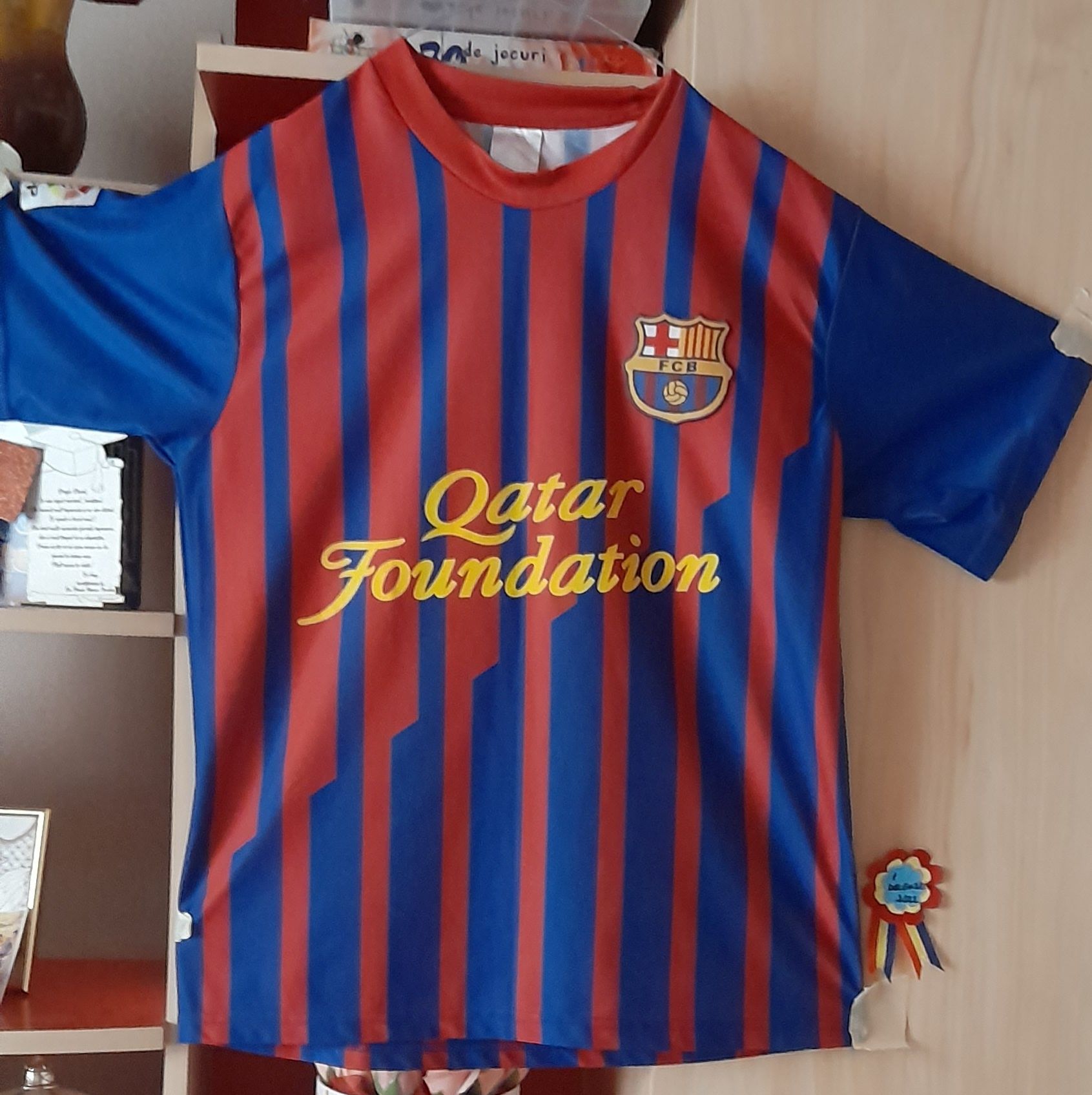 Tricou F.C Barcelona Nr. 7 David Villa M 7(original)