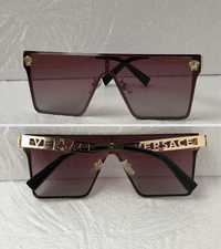 Versace Мъжки Дамски слънчеви очила маска 5 цвята кафяви черни сини VE