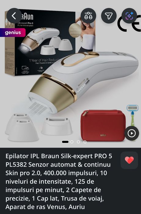 Epilator IPL Brown Silk- Expert