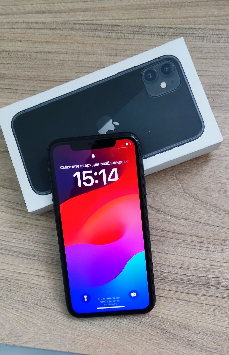 iPhone 11 slim box черный 128гб