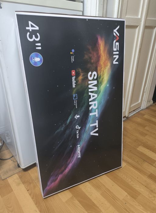 НОВЫЙ Yasin 110 см smart tv телевизор