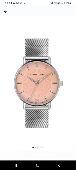 Isabella Ford - Ceas analog decorat cu un diamant,