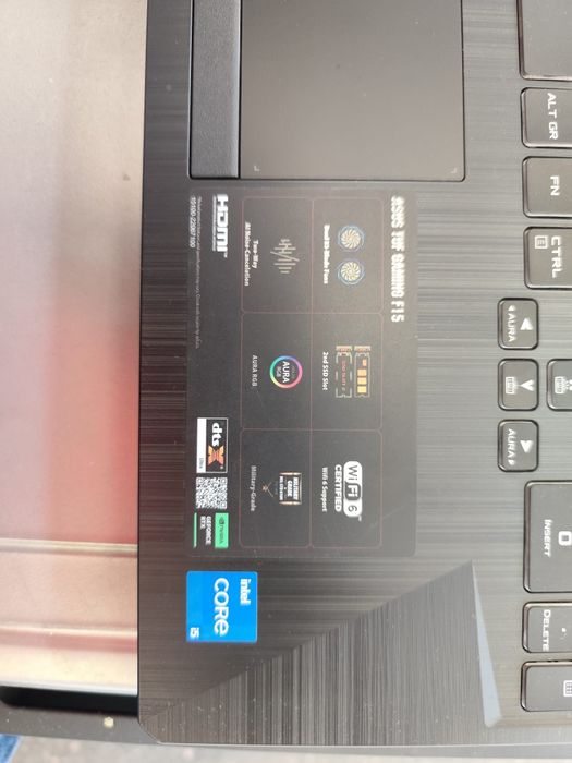 Laptop Asus tuf gaming f15
