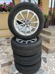 Jante audi 225/60/17 cu caucicuri bridgestone