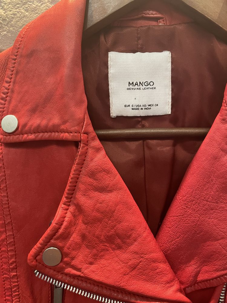 Кожено яке MANGO