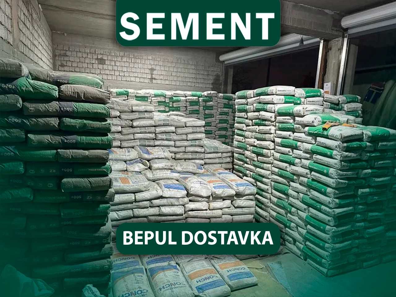 Цемент бепул доставка Sement