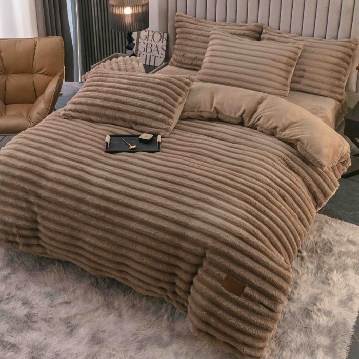 Lenjerii cocolino 4 piese cearceaf de pat cu elastic