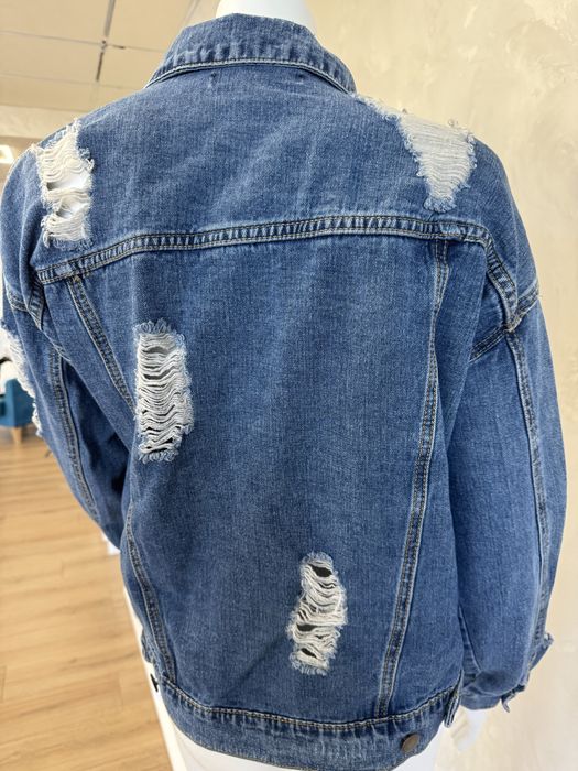 Дамско дънково яке