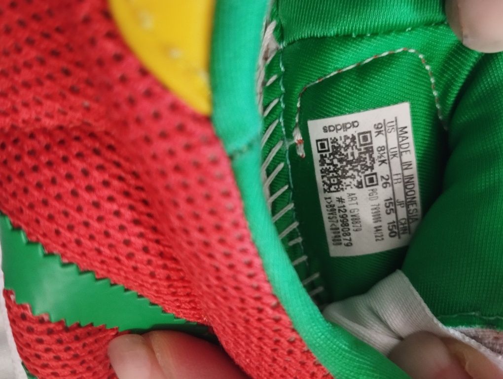Маратонки adidas лего