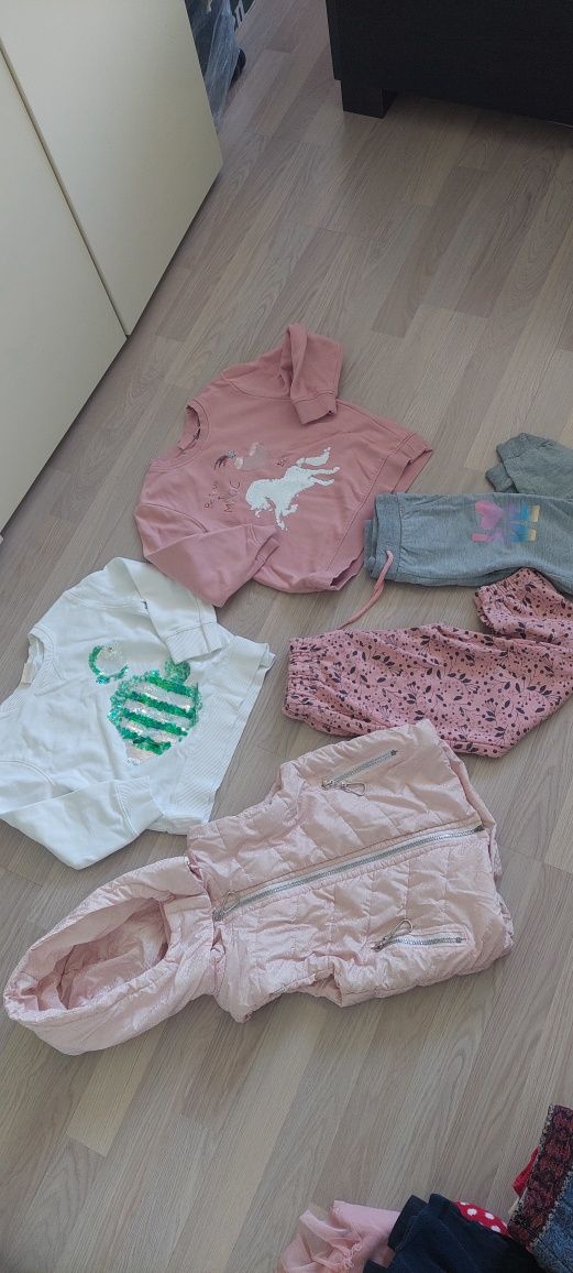 Лот Zara, Lupilu блузи, панталони, елек 110-116 см (4-6 г.)