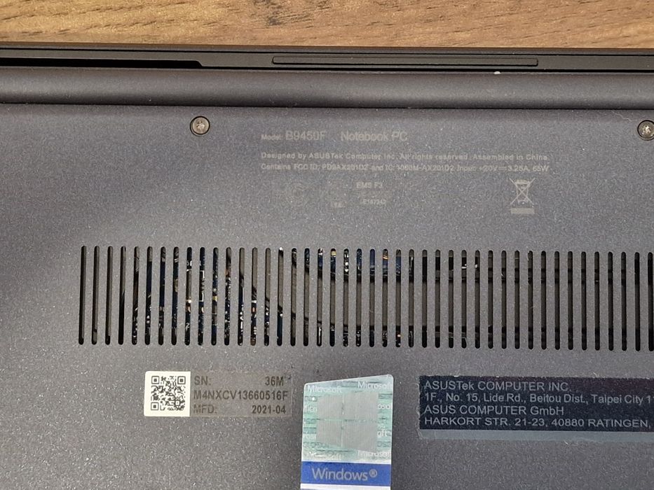 Laptop Asus ExpertBook 14" i5 gen 10, ssd 500