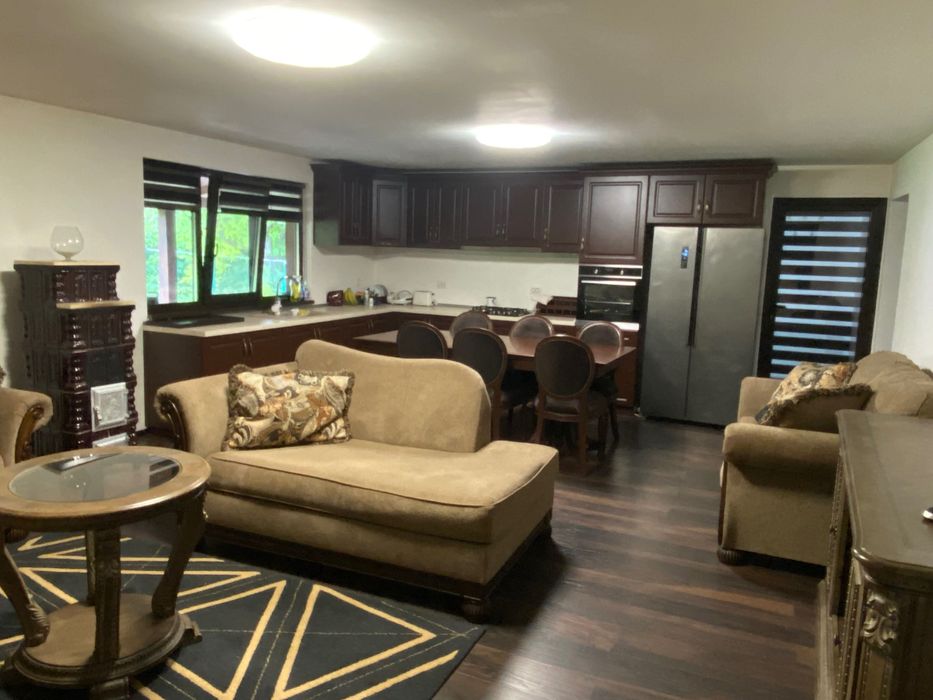 Vând casă /2 bucatarii /2 băi/ teren 3000 m2