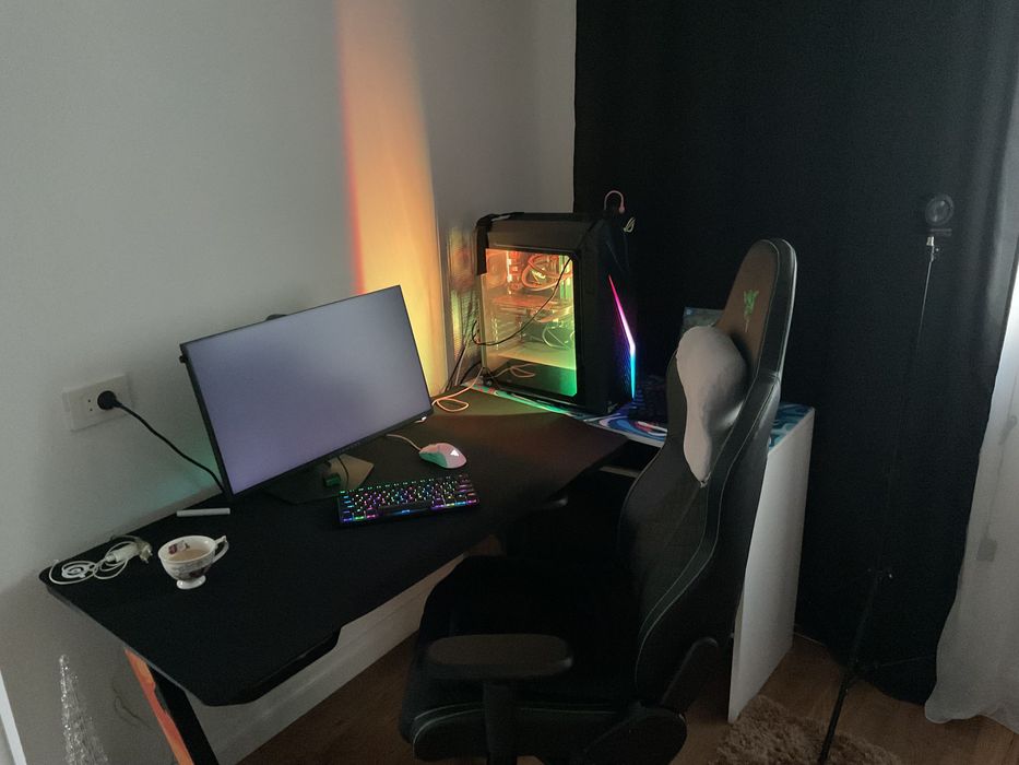 Pc gaming Scaun monitor le dau pe bucatini