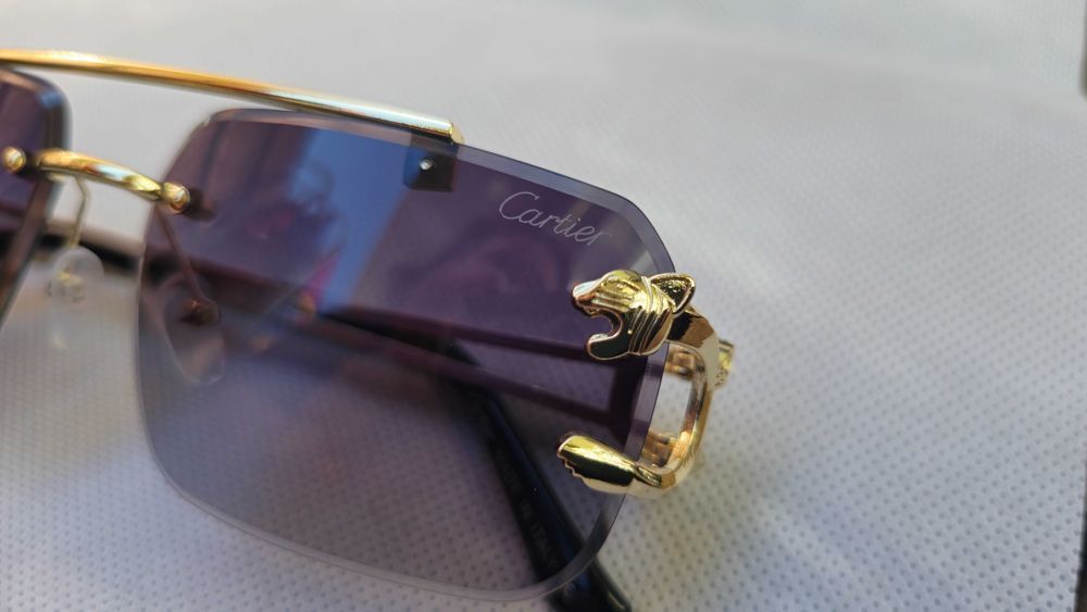 Ochelari de soare Cartier model 5, lentile negre