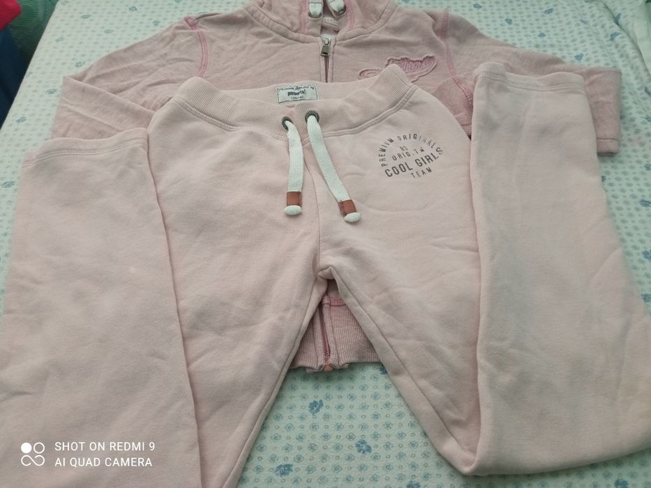 TRELING fete 8-9 ani,din bumbac,gros.Impecabil