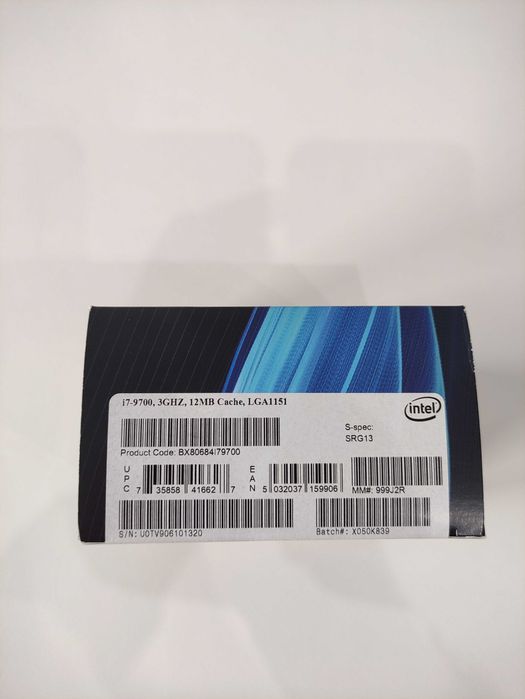 Cooler stock procesor Intel i7-9700 + Livrare Rapida