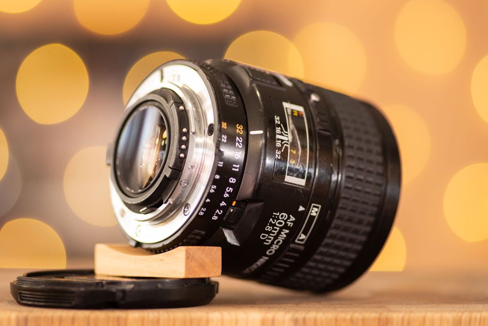 AF Nikon 60mm f/2.8D Macro Nikkor обектив Никон #1/2