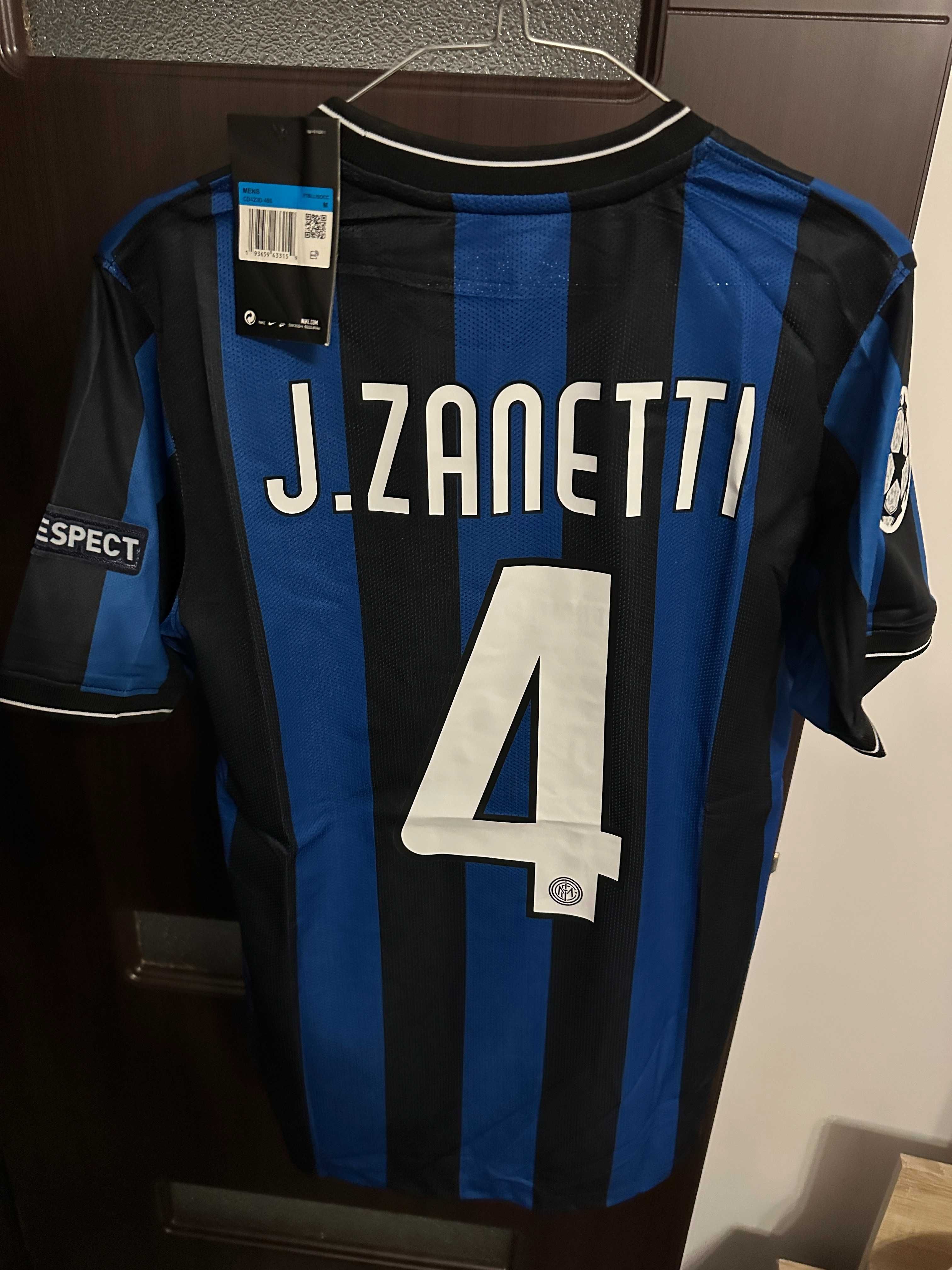 Tricou Zanetti Inter Milano finala ucl 2010 fotbal
