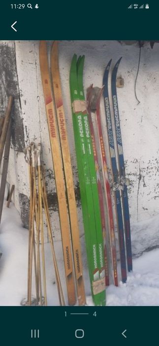 Продам лыжи пластиковые