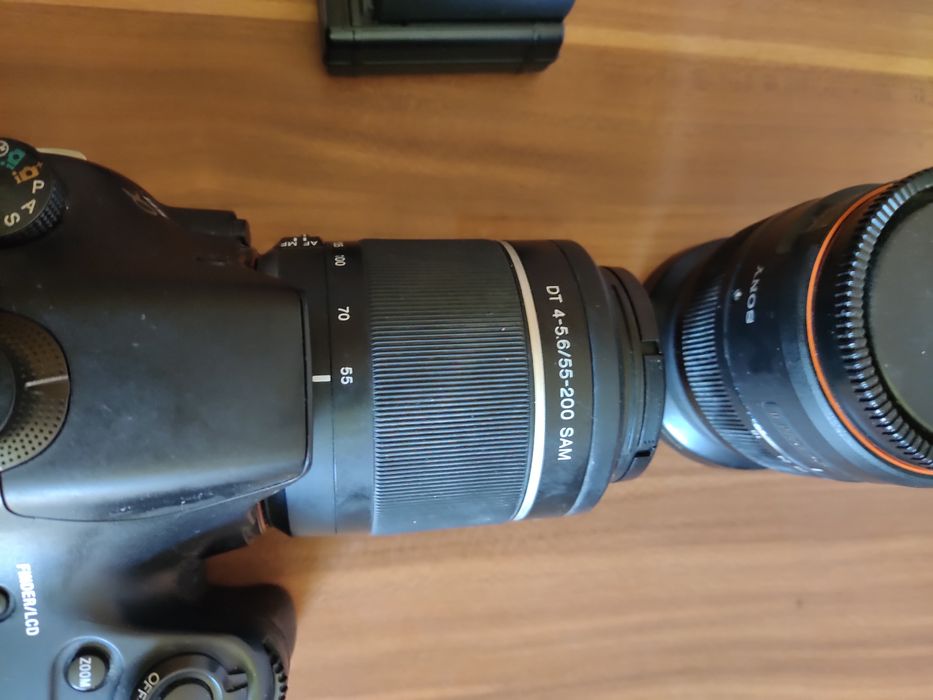 Camera Sony.obiective sony.geanta foto