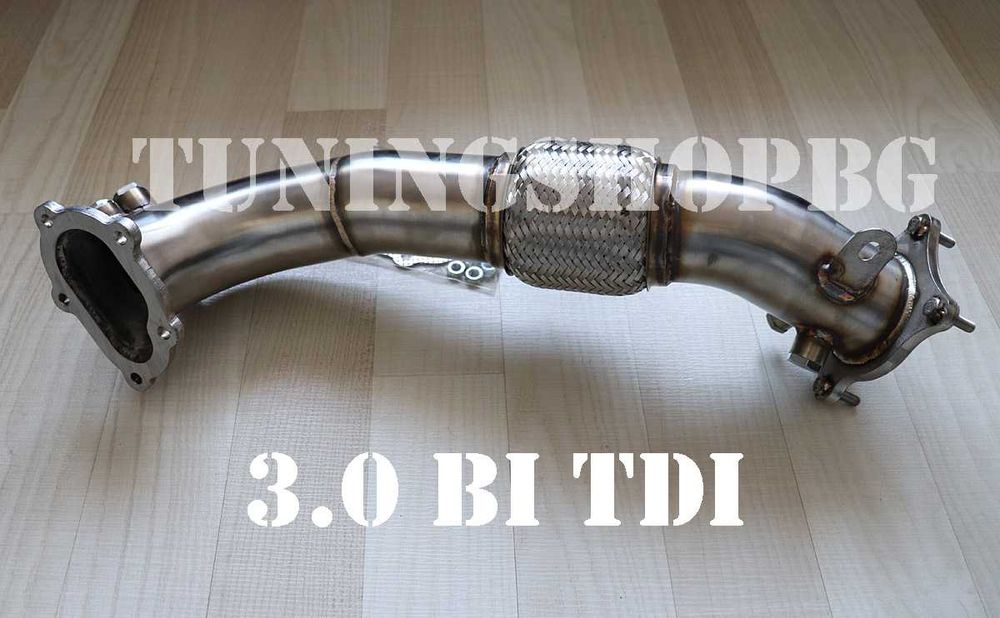 Downpipe Даунпайп DPF off Decat Audi A6 А7 SQ5 3.0 Bi TDi 11-15