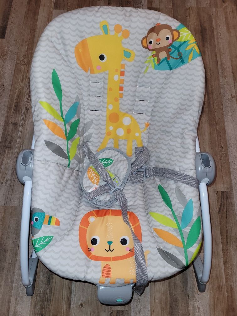 Бебешки шезлонг Bright starts Safari Toddler Rocker™