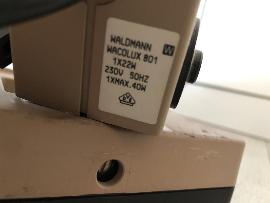Waldmann lampa de birou mid century