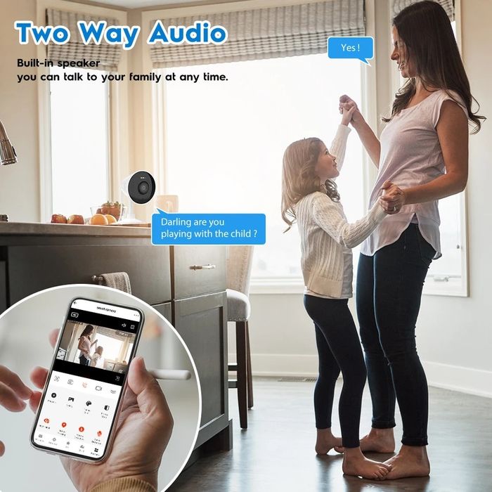 Camera IP supraveghere FHD interior baby monitor TUYA