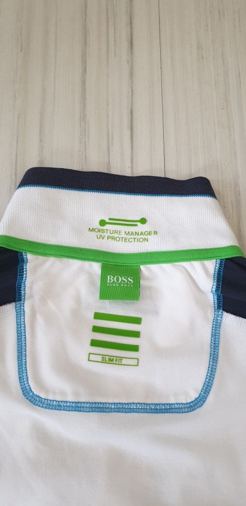 Hugo Boss Pique Stretch  UV Protection Slim Fit / L ОРИГИНАЛ! Мъжка