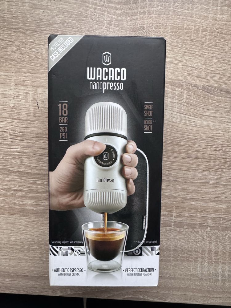 НОВО Wacaco Nanopresso - портативна машина за еспресо