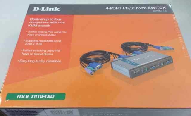 KVM-переключатель D-Link DKVM-4K (Новый в упаковке)