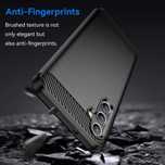 Husa Samsung A14 4G/5G Textura fibra Carbon Anti-soc