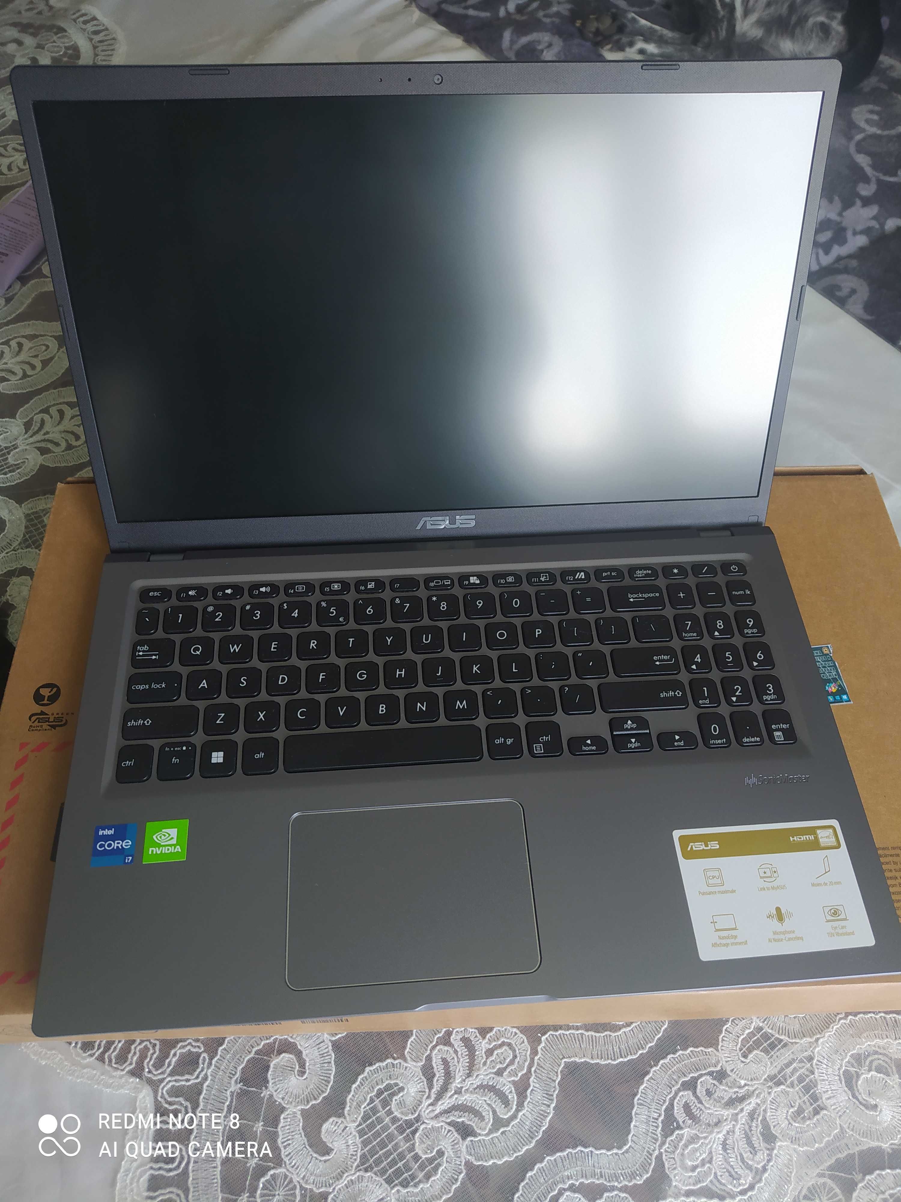 Note book asus x515e core i7 Windows 11 pro