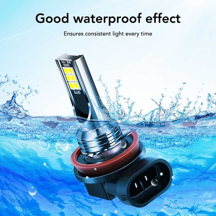 H8 H11 Kit Becuri Led - 160W - xenon - cambus - garantie