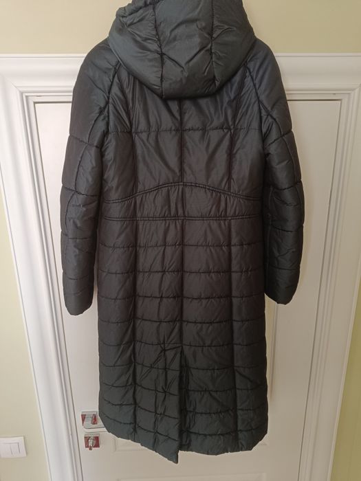 Пуховик , темно изумрудный